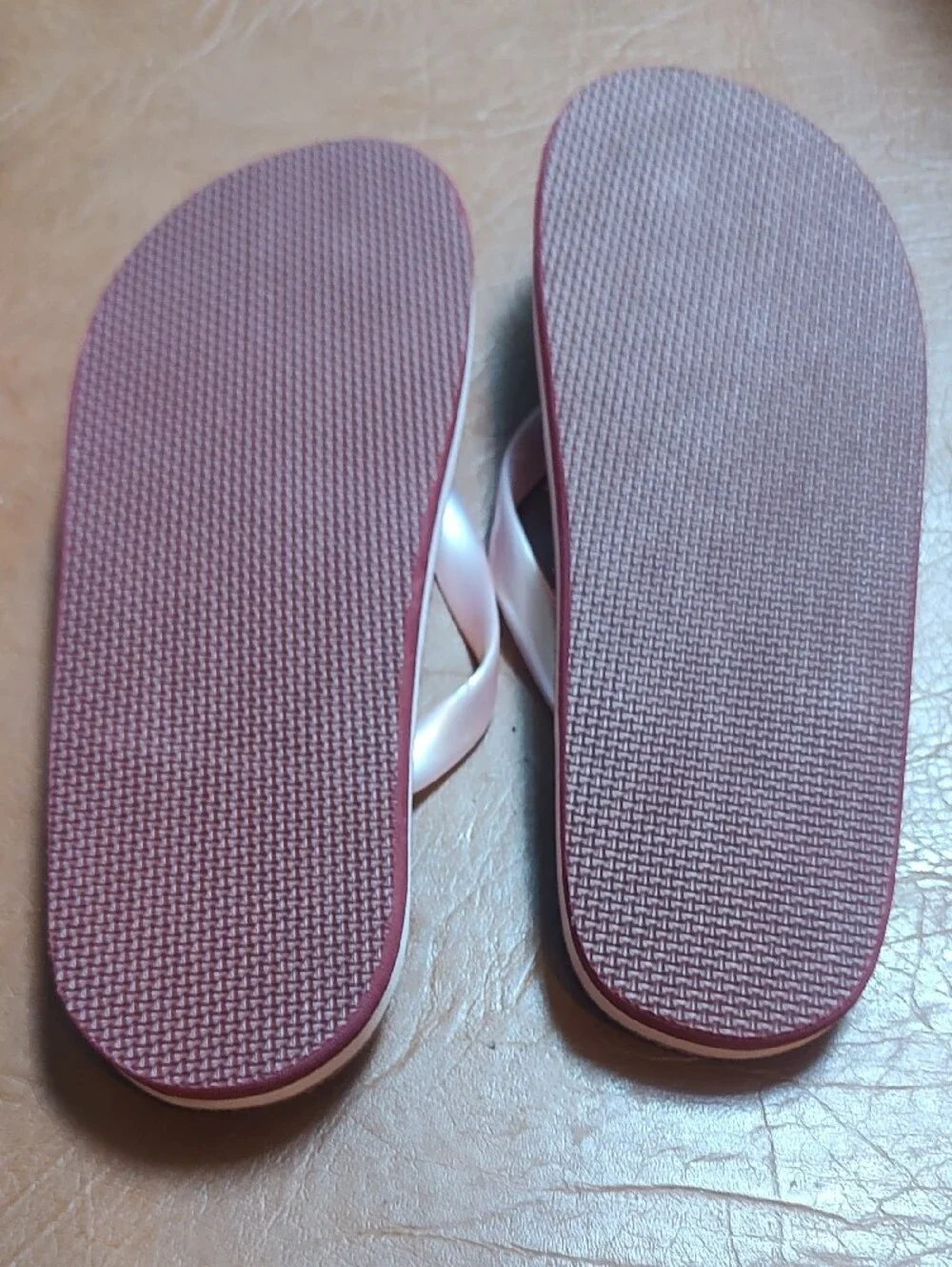 Red Reflexology Flip Flops - Massage Sandals New